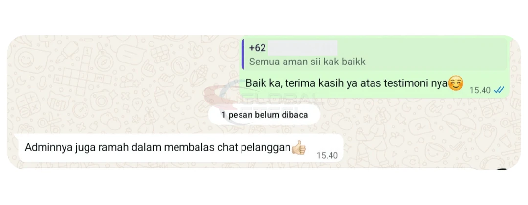 Testimoni Customer Global Steel 3