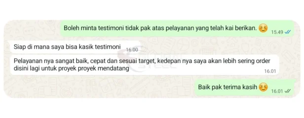 Testimoni Customer Global Steel - 1